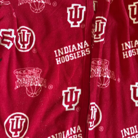 Indiana Hoosiers NCAA Collegiate Snuggle Robe S-M One Size Soft Fleece - Picture 7 of 8
